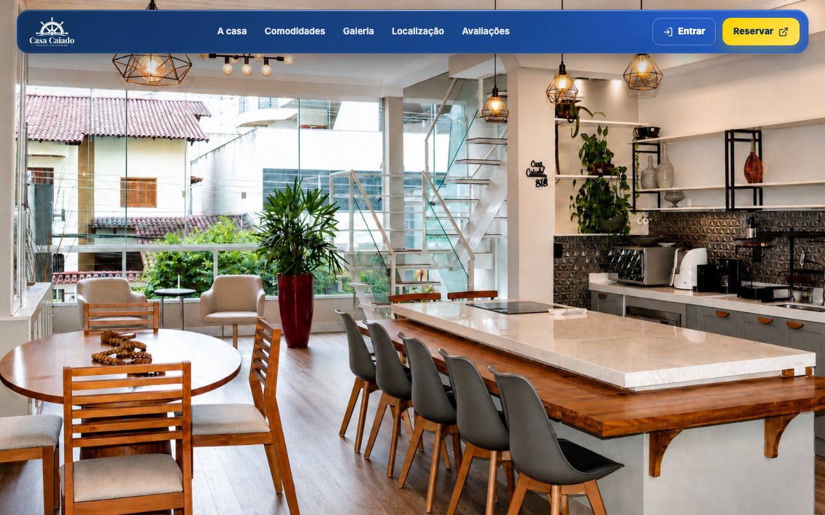 Casa Caiado homepage preview